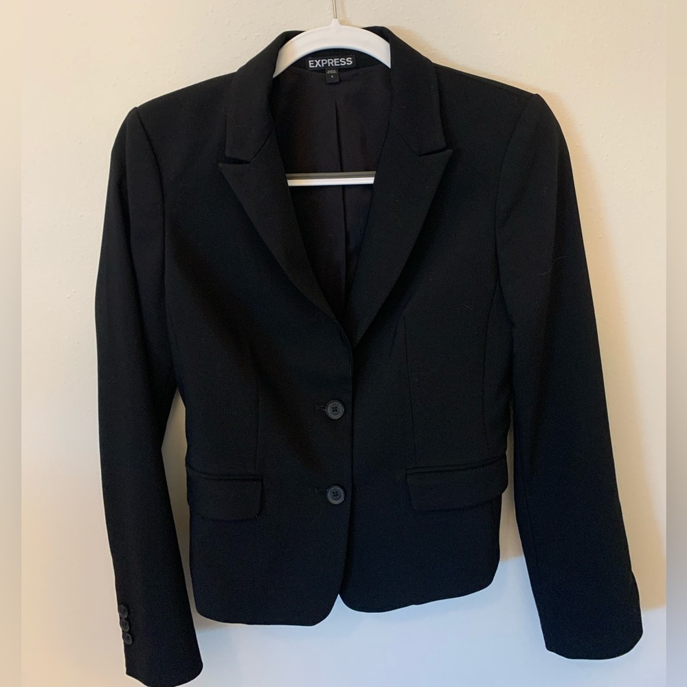 Express black blazer size 4